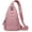 Pink, variant on Small Backpack Purse for Women Convertible Sling Bag Mini Anti-theft Travel Bag Nylon Casual Daypack