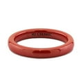 thumbnail image 2 of MJ Metals Jewelry Classic Red Ceramic 3mm Wedding Band High Polish COMFORT FIT Ring Size 9, 2 of 4