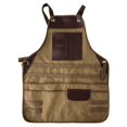 thumbnail image 1 of Delantal de lona resistente con bolsillos para herramientas para hombre, 1 of 4