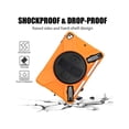 thumbnail image 3 of Shockproof Case for iPad 9.7 inch 2017 2018 iPad Air 2 2017 iPad Pro 9.7 2016 with Rotating Kickstand Hand Strap Pencil Holder and Shoulder Strap, 3 of 7