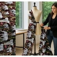thumbnail image 5 of Soimoi Cotton Cambric Fabric Leaves,Floral Wreath & Elephant Jungle Decor Fabric Printed Yard 42 Inch Wide, 5 of 7