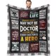 thumbnail image 1 of LHSHID Dentist Banket Dental Gifts for Christmas Dentist Gifts for Men Xmas Gifts for Dentists Best Gifts for Dentists Male Throw Blanket 60x80in, 1 of 6