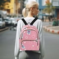 thumbnail image 7 of FORMRS Mini Backpack Purse for Women Travel Daypack Casual Shoulder Bag, Love Connection, 7 of 7