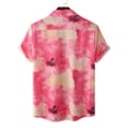 thumbnail image 4 of IROINNID Men's Casual Valentine's Day Lovely Printed Leisure Blouse With Pocket, 4 of 5