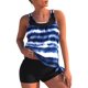 thumbnail image 1 of SAILING Conjunto de tankini para mujer, camisetas sin mangas + pantalones cortos, traje de baño, traje de baño para playa, 1 of 4