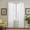 Gray, variant on Threadmade Bianca Semi-Sheer Window Curtain with Tassels, Black - 52"W x 84"L