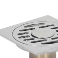 thumbnail image 2 of Shower Grates Electroplating Square Odor and Insect Repellent Lengthen Large Displacement Floor Drain for Bathroom Balcony L, 2 of 4