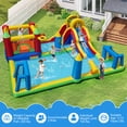 thumbnail image 4 of Costway Inflatable Water Slide Bounce House with Climbing Wall, Splash Pool, 680W Blower, 4 of 10