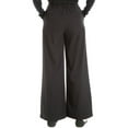 thumbnail image 2 of Max Studio womens  Wide Leg Zip Front Trouser, s, Black, 2 of 3