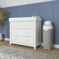 thumbnail image 4 of Foundations Premium Tall Diaper Pail Gray, 4 of 9