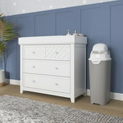 Foundations Premium Tall Diaper Pail Gray