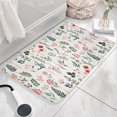 thumbnail image 3 of Pioneer Flower Floral Print Flannel Non Slip Door Rugs,Washable Door Mats Indoor,Decorative Door Mats,Dirt-Resistant and Absorbent Doormat for Entrance,Bedroom,Kitchen,Bathroom,23.5"x16", 3 of 5