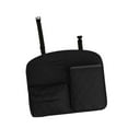 thumbnail image 2 of Dickly PU Leather Backseat Hanging Bag Car Organizer Mobile Phone Holder Car Tissue Box Black, 2 of 9