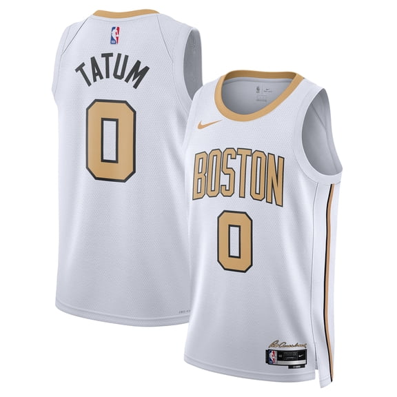 Unisex Nike Jayson Tatum White Boston Celtics 2025/26 Swingman Jersey - City Edition