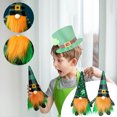 thumbnail image 4 of PATLOLLAV Elf Doll Ornament, Green Lucky Sequin Gnome Decoration St Patricks Day Stuffed Doll St Patricks Day Table Ornament Green Irish Faceless Gnome Leprechaun Gnome Green Gnomes Tree Decor, 4 of 5