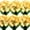 Yellow, variant on MAMOWEAR 4/8PCS Artificial Daffodils Flowers Outdoor UV Resistant Fake Silk Flowers Faux Plastic Greenery Shrubs Garden Porch Window Box Decoration