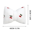 thumbnail image 4 of TTJ Throw Pillows for Couch Decorative Throw Pillows Fleece Embroidered Bow Pillow with Insert Modern Cute Irregular Shape Throw Pillow, 4 of 9