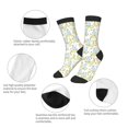 thumbnail image 3 of Honeii Moon And Rabbit Print Children's Colorful Socks,Unisex Kids and Toddlers' Cushioned Sock,Kids Athletic Crew Socks,for Everyday Wear and Sports, 3 of 5