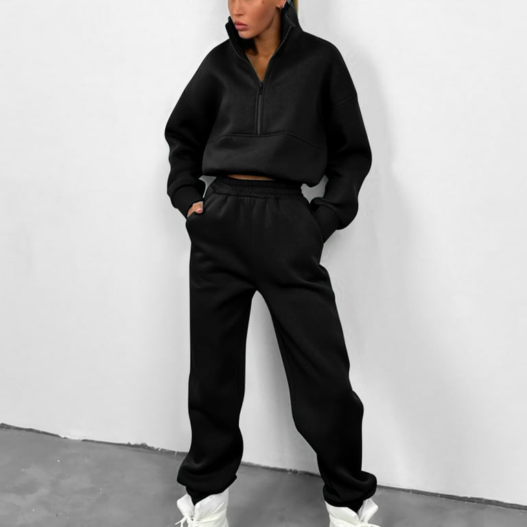 初売り 福袋 ZZwxWA Women's Solid Color Casual Pullover Round Neck Long Clothing