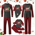 thumbnail image 2 of 2023 Family Matching For Couples print Men Velvet Christmas Pajamas For Couples, 2 of 3