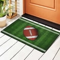 thumbnail image 1 of DouZhe American Football Field Rugs Doormat, Non-Slip Machine Washable Carpets Floor Door Mat , 36" x 24", 1 of 6
