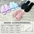thumbnail image 7 of LORDFON Open Toe Womens Slippers Slip-On House Slippers with Memory Foam, 7 of 7