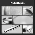 thumbnail image 5 of 12" Pure Titanium Frying Pan, Hammered Lightweight Cookware, Oven & Induction Compatible, 5 of 7