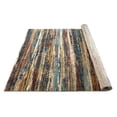 thumbnail image 2 of HR HANDCRAFT RUGS HR Stripped Design Rugs Blue Burgundy Multi Color Abstract Livingroom & Dining Room Chick Area Rug Non-Shedding Carpet 8' x 10', 2 of 5