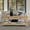 Brushed Driftwood, variant on Greenport Coffee Table, Solid Wood with a Brushed Walnut Finish