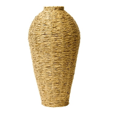 Better Homes & Gardens 22" Woven Faux Seagrass Floor Vase