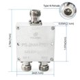 thumbnail image 2 of Répartiteur de Puissance Passif/diviseur Connecteurs de type 2way N Répartiteur de Câble Coaxial 0,7-2,7 GHz Rf/micro-Ondes, 2 of 5