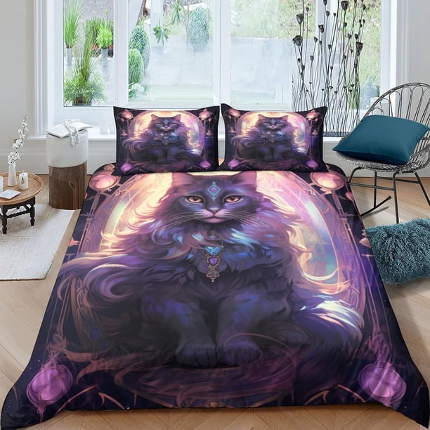 Juego de cama estampado Fundas nórdicas Funda nórdica Funda nórdica 3 piezas con