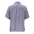 thumbnail image 2 of GEORGE G BLUSA MC LINO RAYAS SAGE, 2 of 4