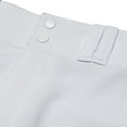 thumbnail image 3 of Champro Sports MVP Open Bottom Baseball Pants with Braid, Youth Large, White with Royal Braid, 3 of 4