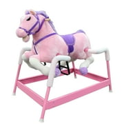 Ponyland Spring Pink Horse with Sound for Girls Ages 3 Years and up