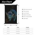 thumbnail image 3 of Vaporeon Poster Hanger Plastic Shaft Hanging Poster Wall Art Prints Canvas Decoration Artwork Gifts For Home Living Room Bedroom 20"X30", 3 of 7