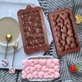 thumbnail image 2 of Visland Silicone Chocolate Molds Easy Release Heart Textures Bar Molds for DIY Chocolate Bars Keto Bombs Energy Protein Bars, 2 of 8