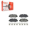 thumbnail image 1 of SIM Rear Semi-Metallic Disc Brake Pads SIM-1893 for Car Mercedes-Benz Metris, 1 of 8
