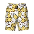 thumbnail image 4 of Lsque Mens Swim Trunks Cartoon Chicken Pattern - Bathing Suit Compression Liner - Beach Swim Shorts Swimwear - (S-3XL) - Stretch Quick Dry -3X-Large, 4 of 9