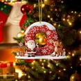 thumbnail image 2 of Christmas Tree Decorations Letter Pendants | 26 Alphabet Ornaments for DIY Holiday Crafts | Hanging Decorative Letters for Home Fireplace Window and Door Decor | Set of 26, 2 of 2