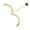 Gold, variant on Red Cupid Bow and Arrow Set 15 Inch Valentines Day Prop Heart Foam Arrow for Women Girls Angel Dress Up Party Favors Romantic Photo Booth Props