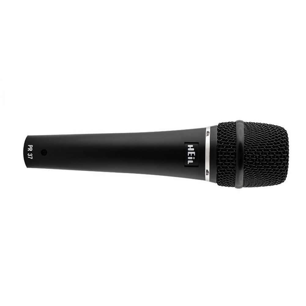 Heil PR37 Large Diameter XLR Vocal Microphone Bundle + Pop Filter + Cable Kit
