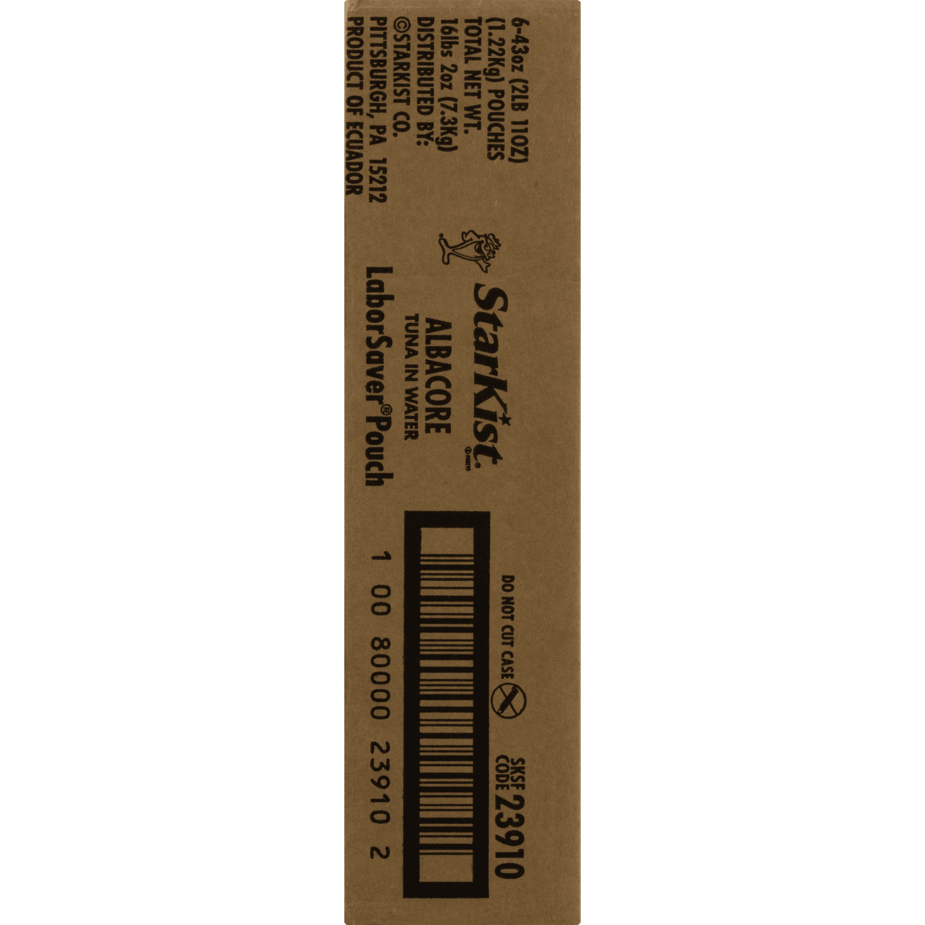 StarKist® Albacore White Tuna in Water - (6) 43 oz Pouch