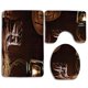 thumbnail image 1 of Juego de alfombra de baño ABPHQTO Botas Roper de trabajo de cuero tradicional 3 piezas, 1 of 2