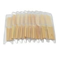 thumbnail image 2 of Eb 10 Pcs Eb Saxophone Reeds Strength 3.0 Medium Hardness Sax Reeds with Individual Clip, 2 of 7
