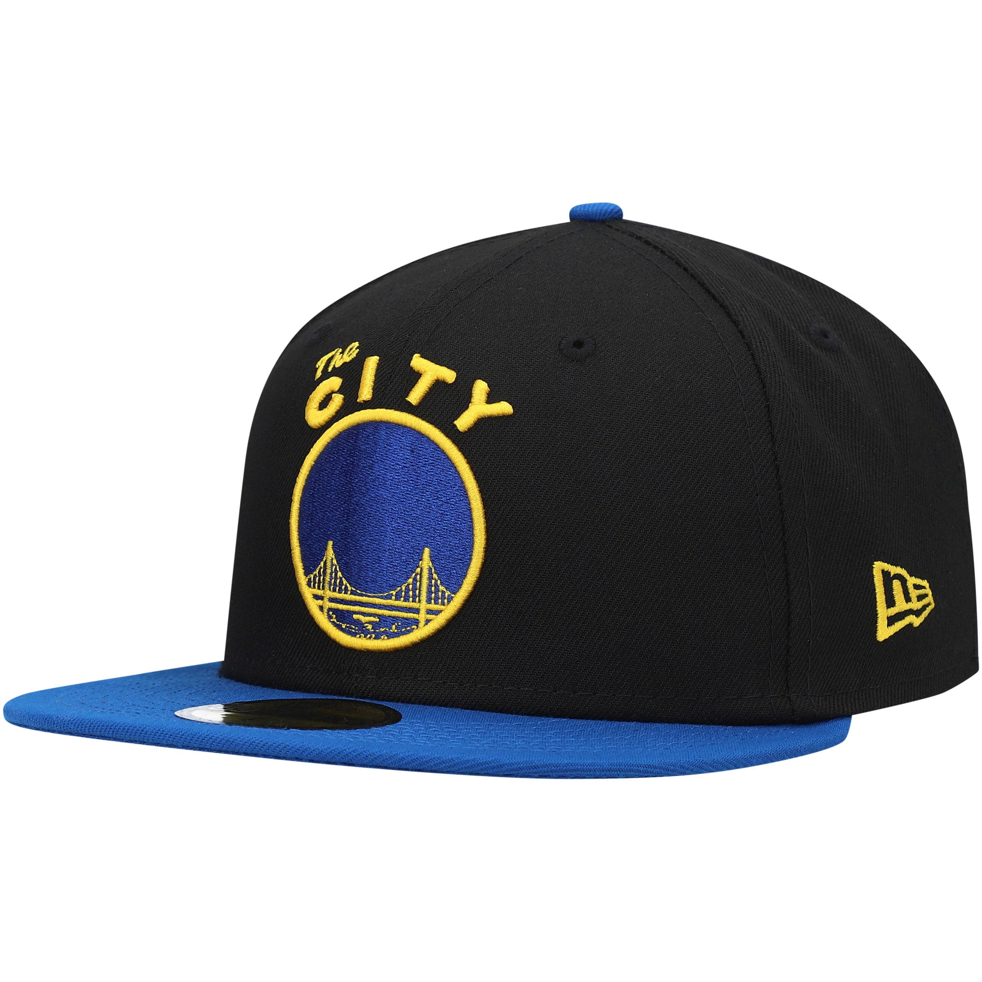 Men's New Era Black/Royal Golden State 