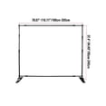 thumbnail image 2 of VEVOR 8X8ft - 10x8ft Backdrop Banner Stand Newest Step and Repeat for Trade Show Wall Exhibitor Photo Booth Background Adjustable Telescopic Height and Width, 2 of 9