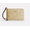 pebbled leather/Silver/Washed Yellow, variant on Women's Corner Zip Wristlet with Floral Print, Digitally Printed Leather, Silver Multi, Zip Closure & Wrist Strap – Compact Designer Clutch Wallet