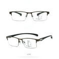 thumbnail image 2 of Newliyin Progressive Reading Glasses with Blue Light Filter, No-Line Bifocals Computer Glasses, Lightweight TR & Metal Frame, Adjustable Hinge for Men and Women, Grey, 2.5 x, 2 of 6