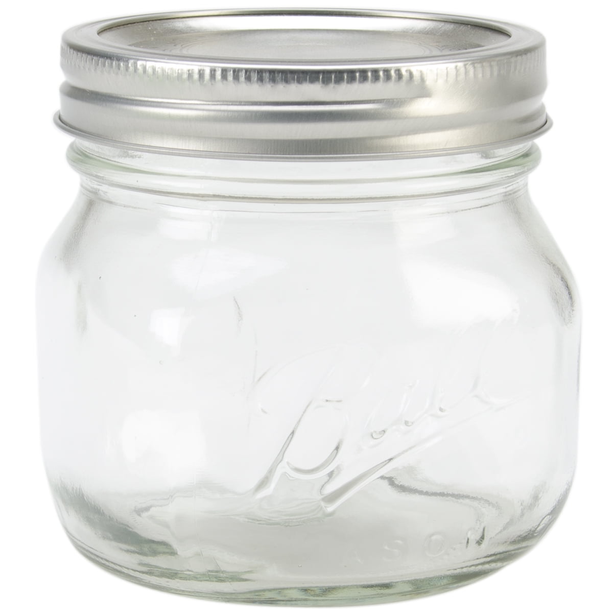 Ball Glass Mason Jar, Wide Mouth, 16 Ounces, 4 Count 